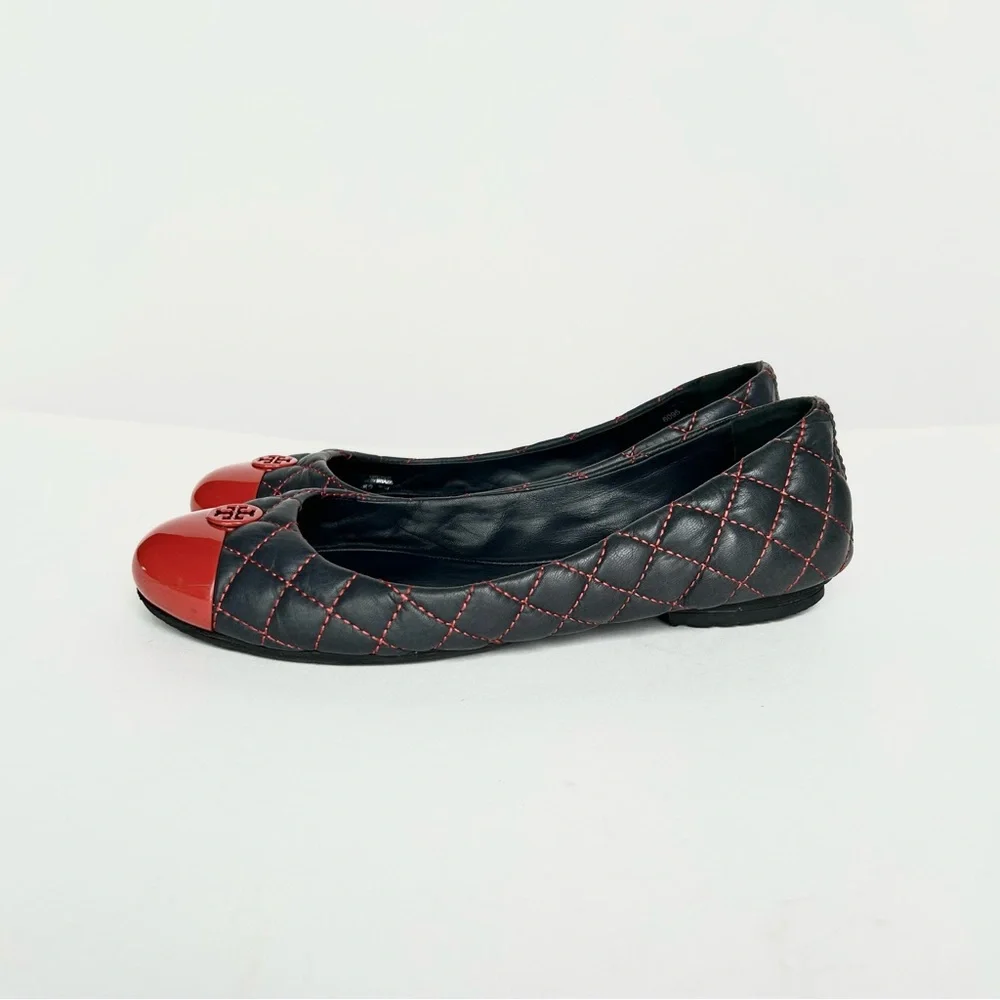 TORY BURCH Kaitlin Quilted Leather Ballet Flats